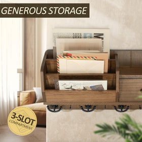 Rebee Vision mail sorter, drawer, and shelf for tidy daily routines