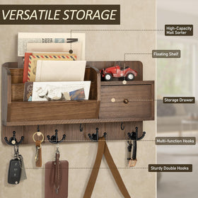 Rebee Vision vintage brown finish adds warm farmhouse style to any wall