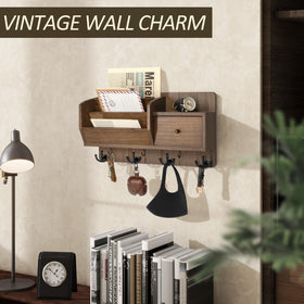 Rebee Vision wall mounted organizer saves space in entryways and living rooms
