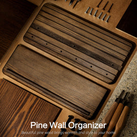 Rebee Vision brown pine key holder ships in gift-ready box.