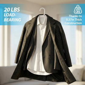 Rectangle Home heavy duty hangers close-up showing smooth snag-free surface