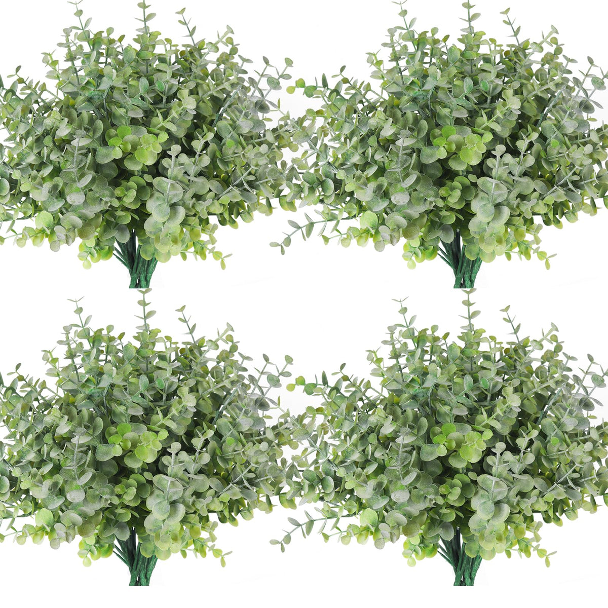 RECUTMS 12 bundles of dusty green boxwood for versatile indoor and outdoor décor.