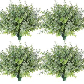 RECUTMS 12 bundles of dusty green boxwood for versatile indoor and outdoor décor.