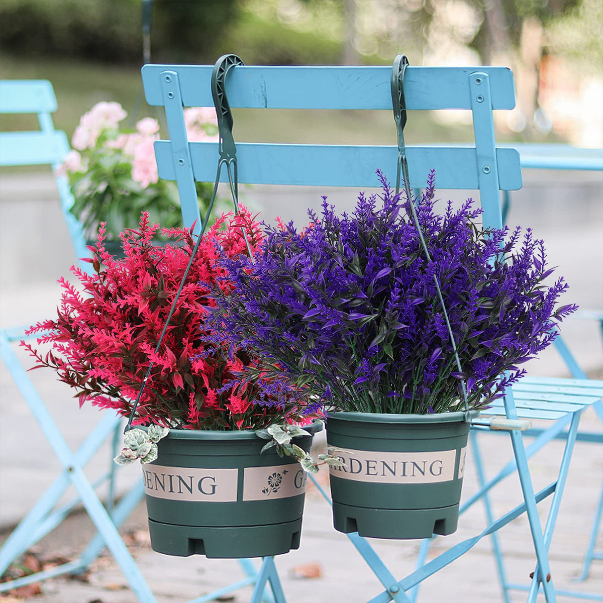 RECUTMS no-fade lavender arrangements stay vivid for seasonal decor.