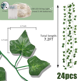 RECUTMS artificial ivy garlands for indoor and outdoor decoration