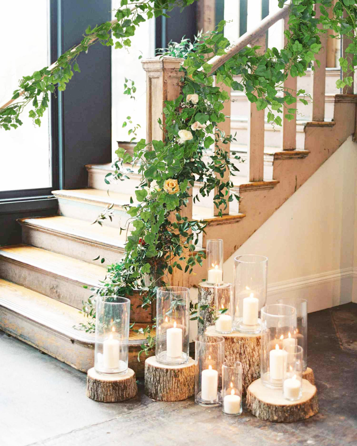 RECUTMS outdoor balcony decor using weather-ready ivy garland
