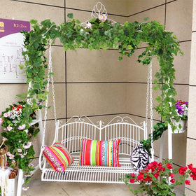 RECUTMS ivy garland wrapped around staircase for elegant accents