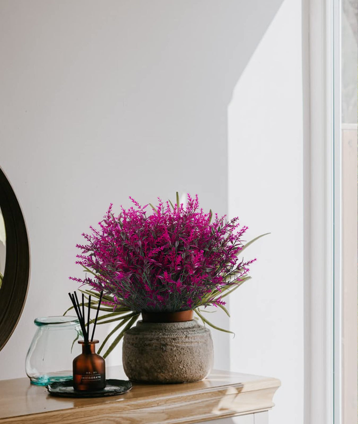RECUTMS fake lavender flowers for hanging garland and elegant outdoor decor