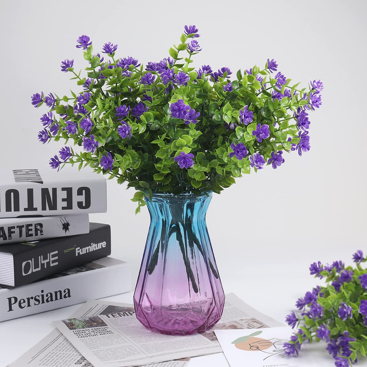 RECUTMS greenery for patio decor creates fresh outdoor ambience