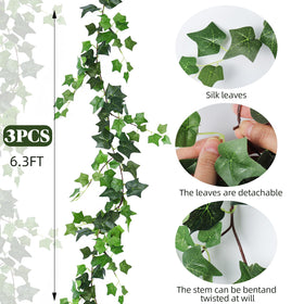 RECUTMS ivy vines 75 inches long ideal for versatile indoor or outdoor display