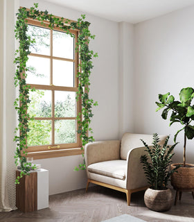 RECUTMS ivy vines close-up leaves highlight silk texture and fade-resistant color