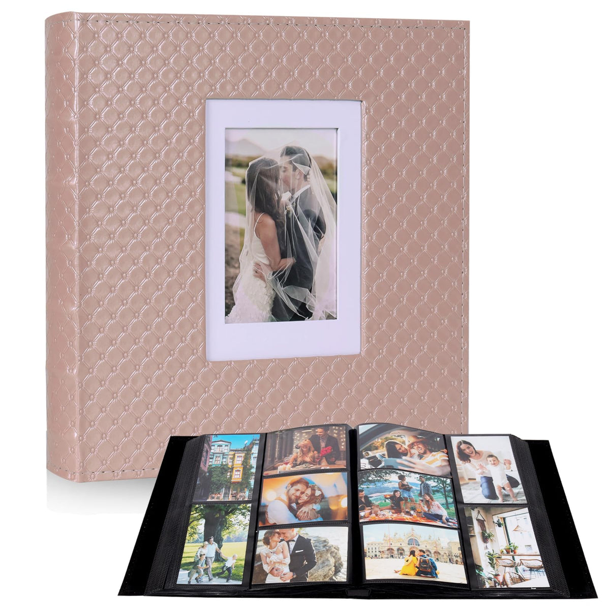 RECUTMS large-capacity photo album holds 600 photos for organized memories