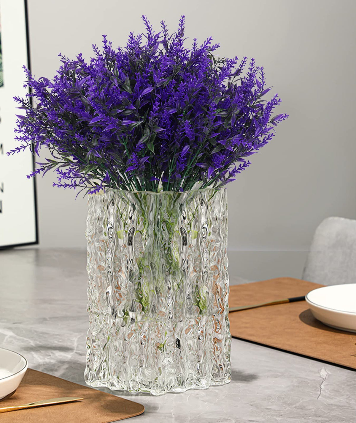 RECUTMS outdoor artificial plants provide realistic texture without watering.