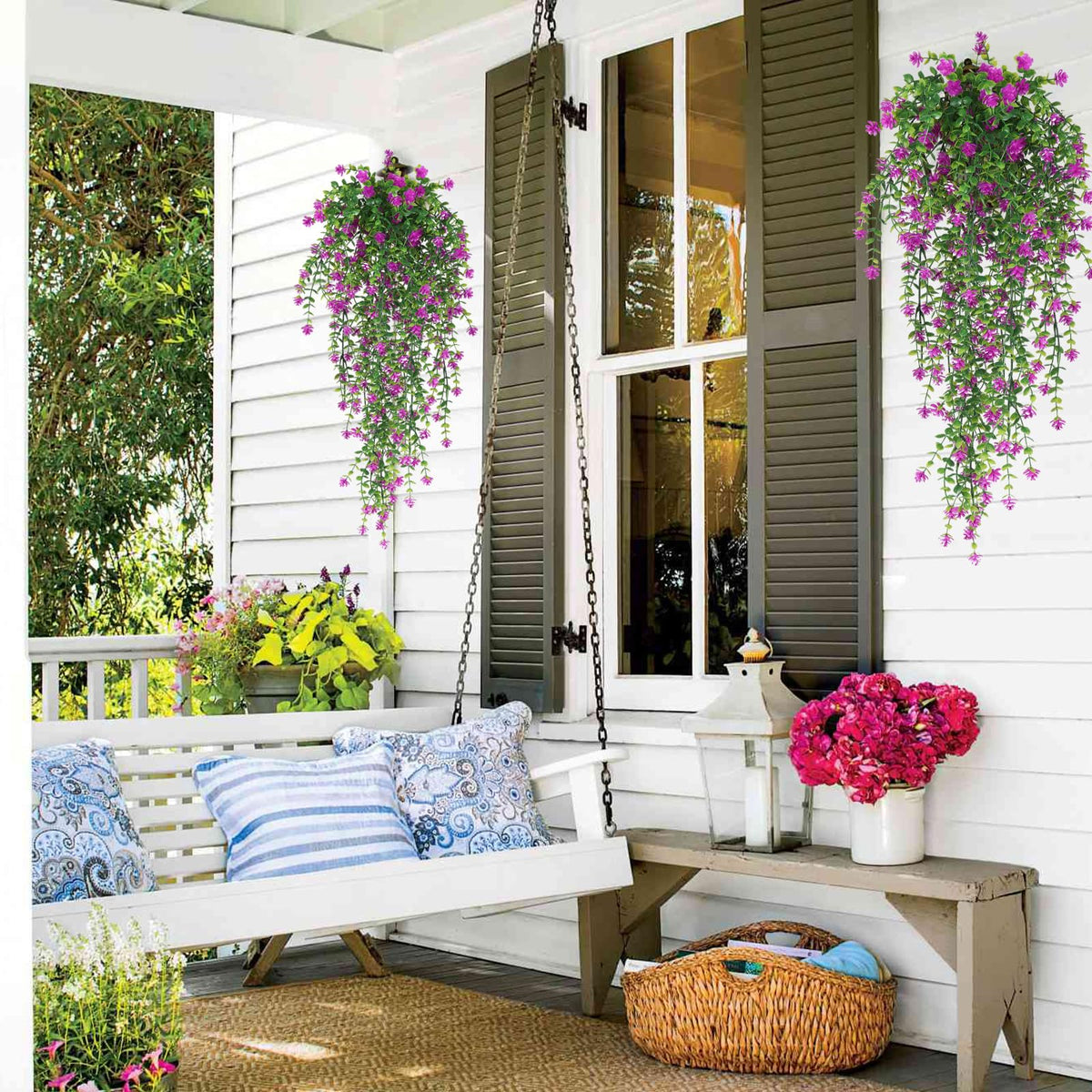 RECUTMS waterproof artificial vines suitable for both indoors and outdoors.