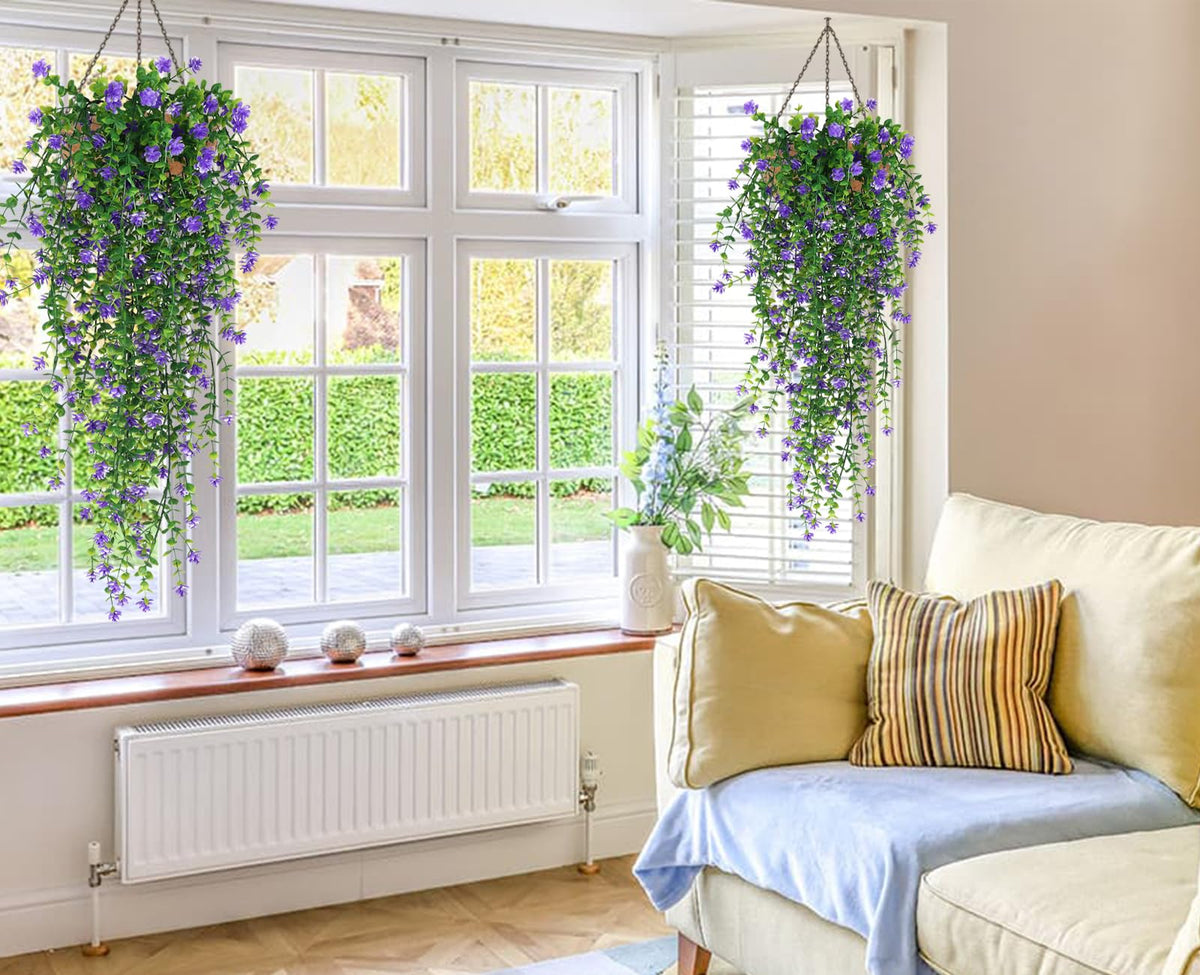 RECUTMS waterproof outdoor artificial greens offer year-round decor without watering.
