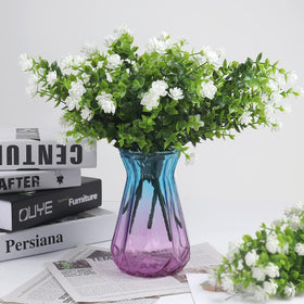 RECUTMS white wreath style greenery adds instant charm to entrances and tables.