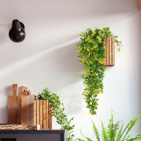 RECUTMS yellow greenery with bendable stems for flexible arrangement ideas.