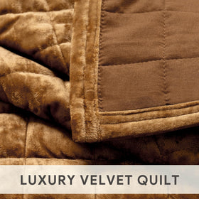 RECYCO All-season velvet bedding offering breathable comfort year round.
