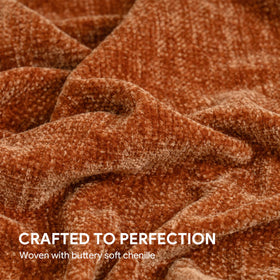 RECYCO throw blanket warm yet lightweight for TV time and lounging.