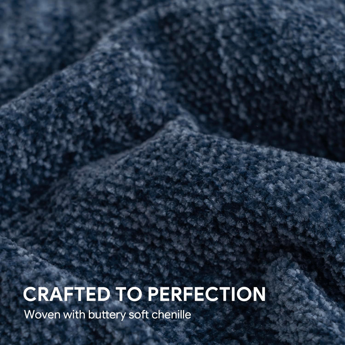 RECYCO Throw Blanket folded on couch demonstrates versatile decor and warmth