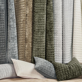 Durable brushed fabric emphasizes soft touch and durability