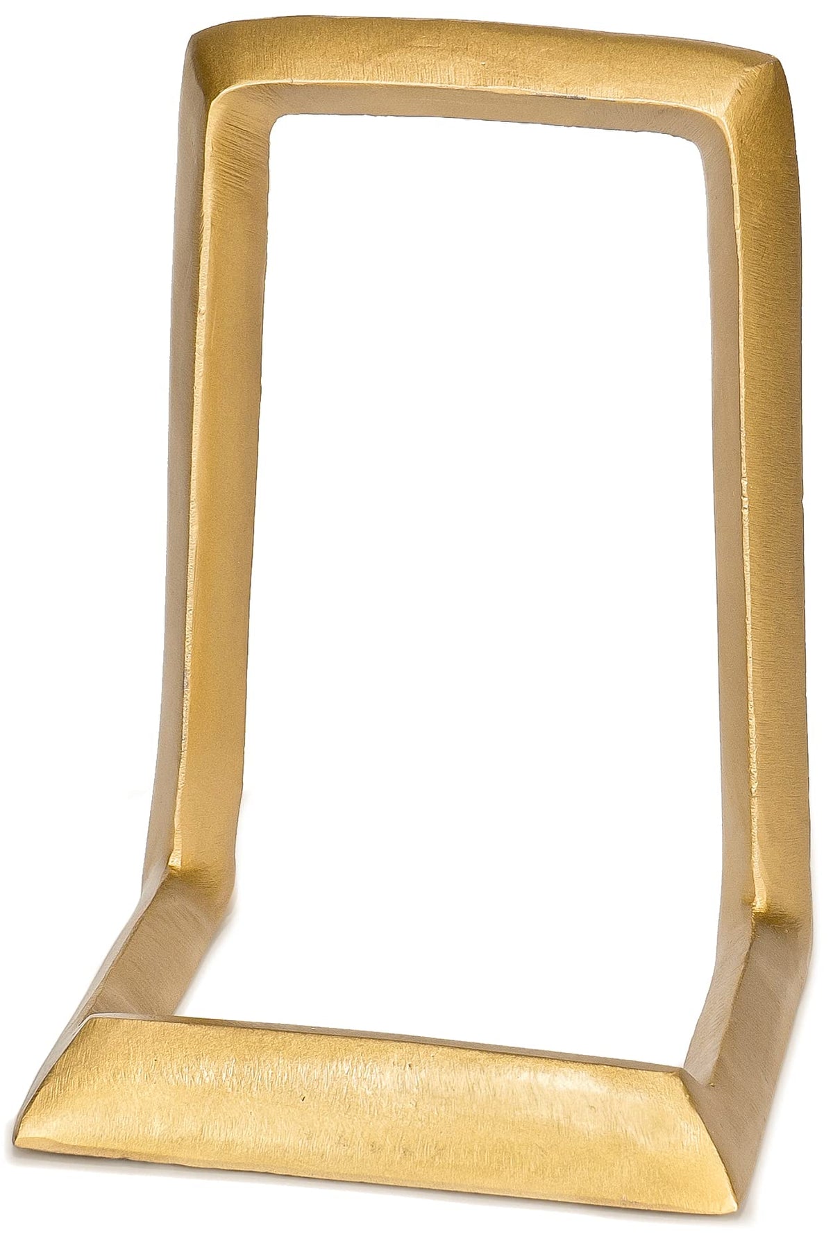 Red Co. art easel in distressed gold showcases canvases or tiles with flair.