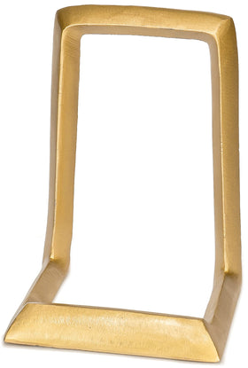 Red Co. art easel in distressed gold showcases canvases or tiles with flair.