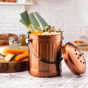 Red Factor stainless-steel construction resists rust and chips for durable daily use.
