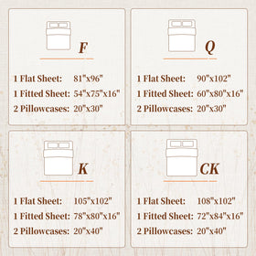 REDASW 4-piece linen set highlights natural, chemical-free bedding.