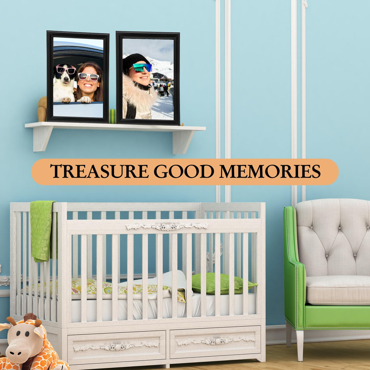 Redbaker black frames presented as a gift-ready option for weddings and events