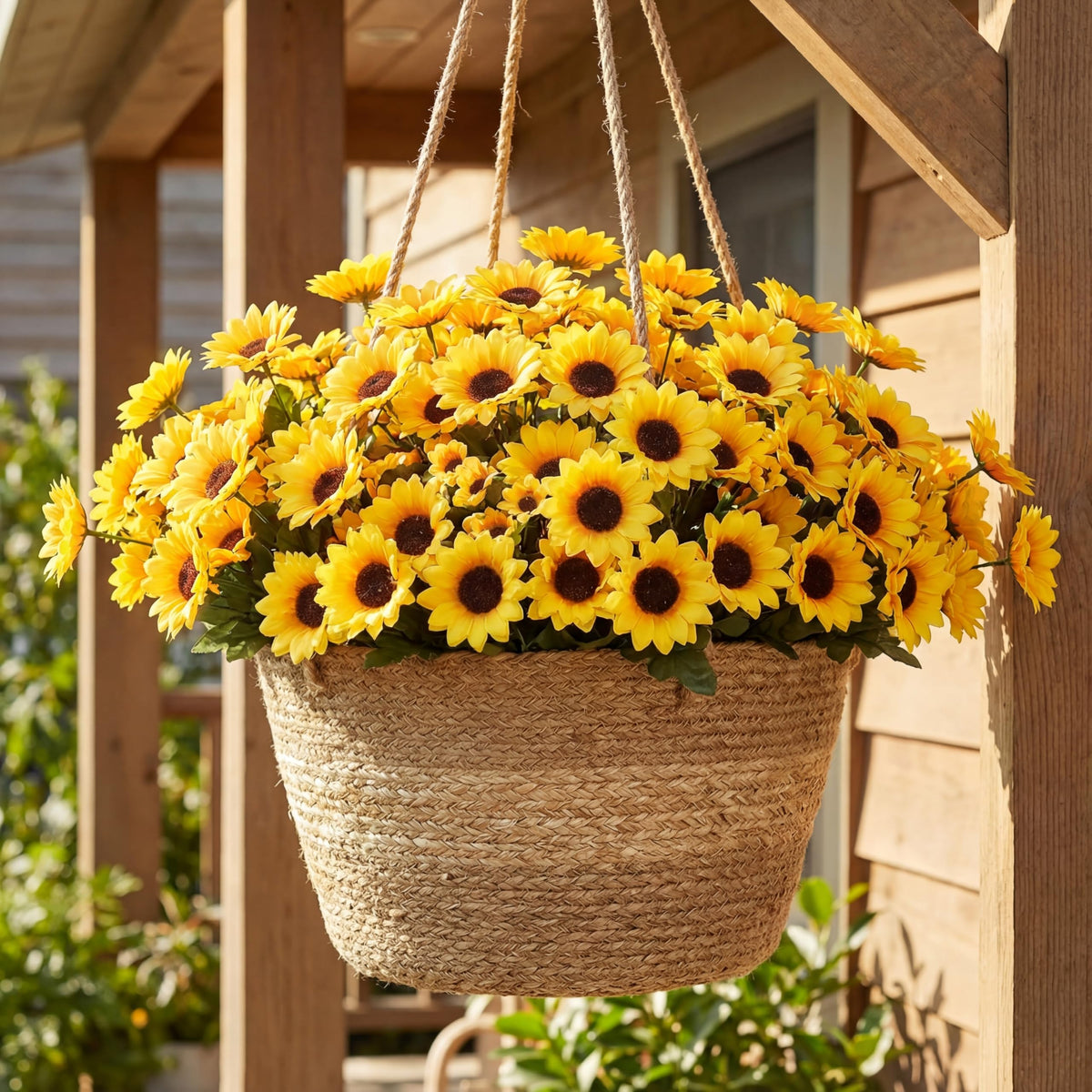 Redbaker sunflower close-up reveals realistic texture ideal for elegant decor.