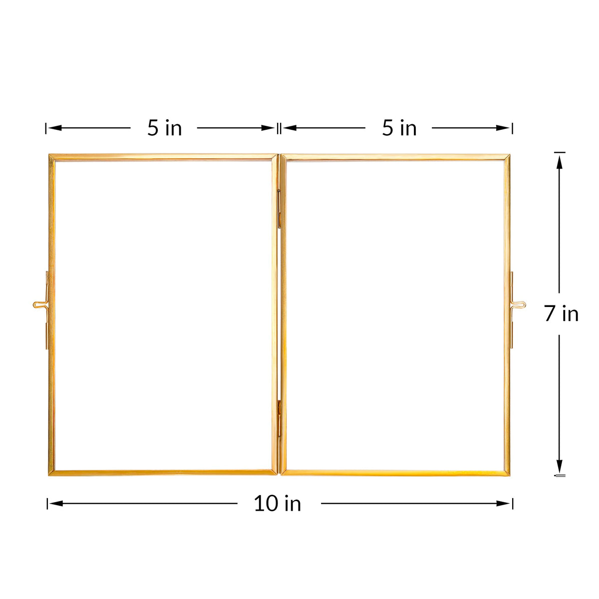 Redhugo double folding embossed frame offering adjustable angles for desk or shelf displays
