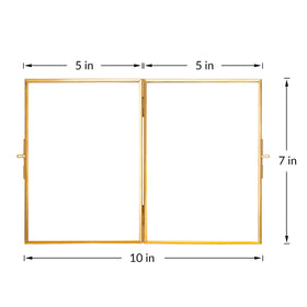 Redhugo double folding embossed frame offering adjustable angles for desk or shelf displays