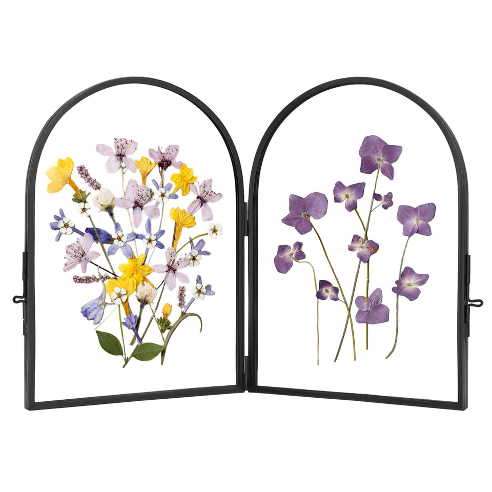 REDHUGO double-glass frame front view for pressed flowers highlights durability.