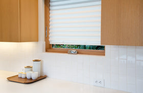 Room decor inspiration with Redi Shade in a bright, modern space