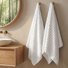 RedKiss 2-pack large bath towels full-size wrap, generous coverage after showers