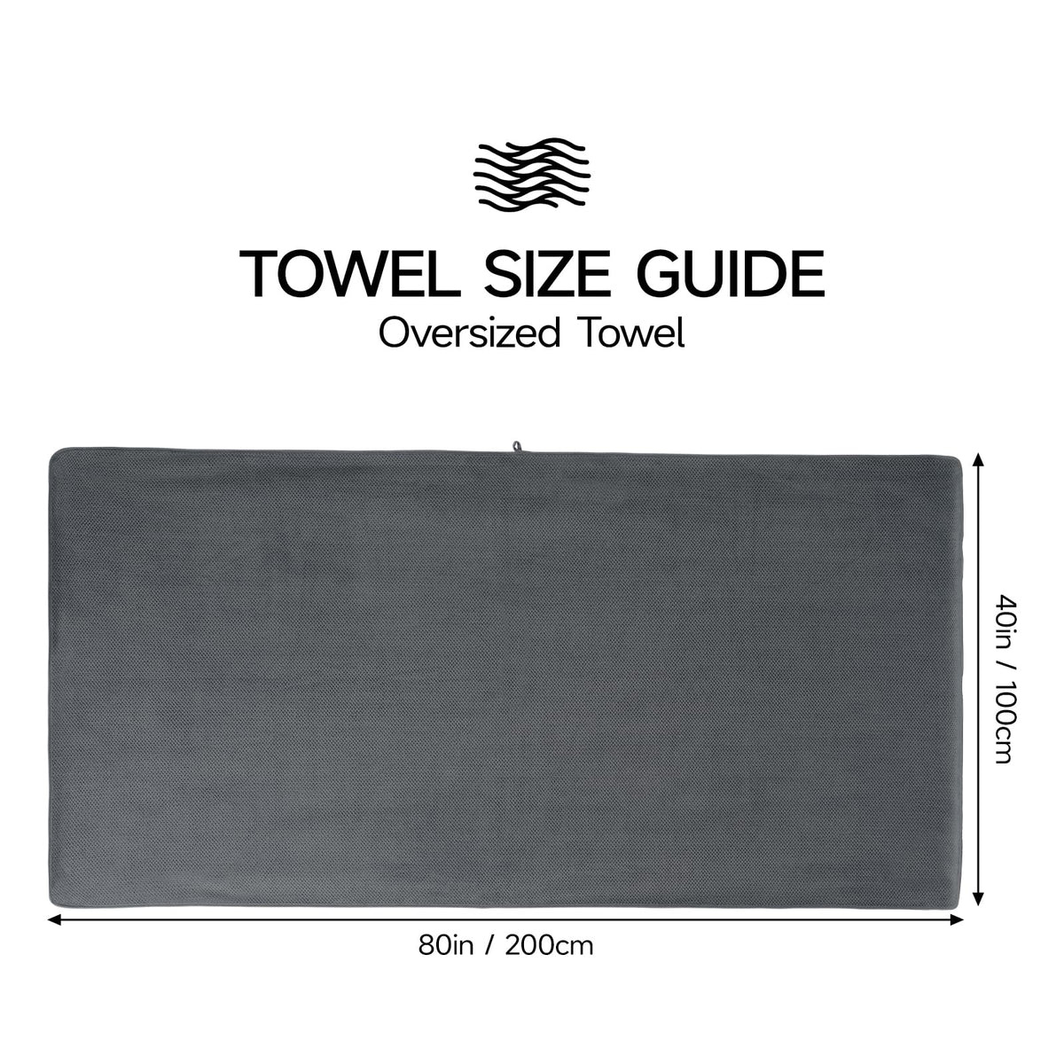 REDKISS 40x80 inches towel suitable for home, spa, gym, or travel.