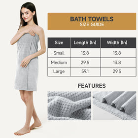 REDKISS bath towel in soft touch for daily use and quick drying.