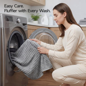 REDKISS gray towels ideal for hotel, guest bath, or home spa setups