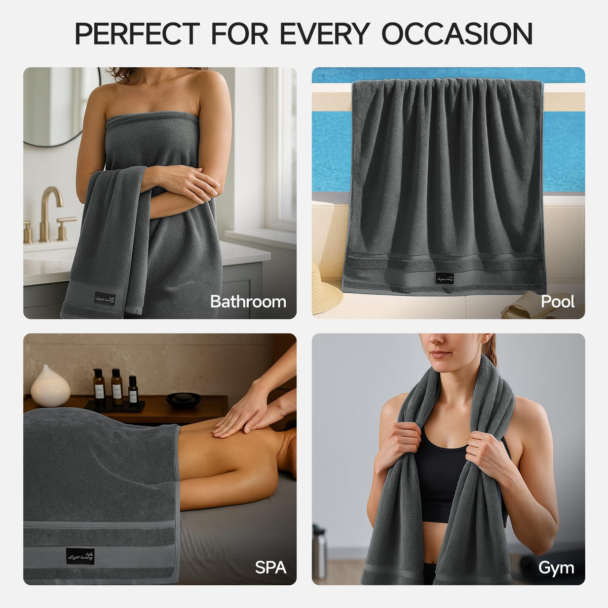REDKISS hotel collection look in a bathroom setting suggesting premium quality