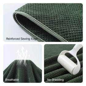 REDKISS multi-functional bath sheet doubles as a cozy lounge blanket.