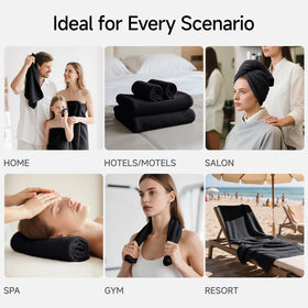 REDKISS multi-scene usage towels suit gym, beach, and home spa.