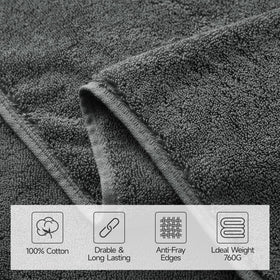 REDKISS no-shed weave towel fiber-lock close-up with lint-free drying feel