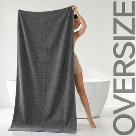 REDKISS quick-dry microfiber keeps you dry quickly after showers.