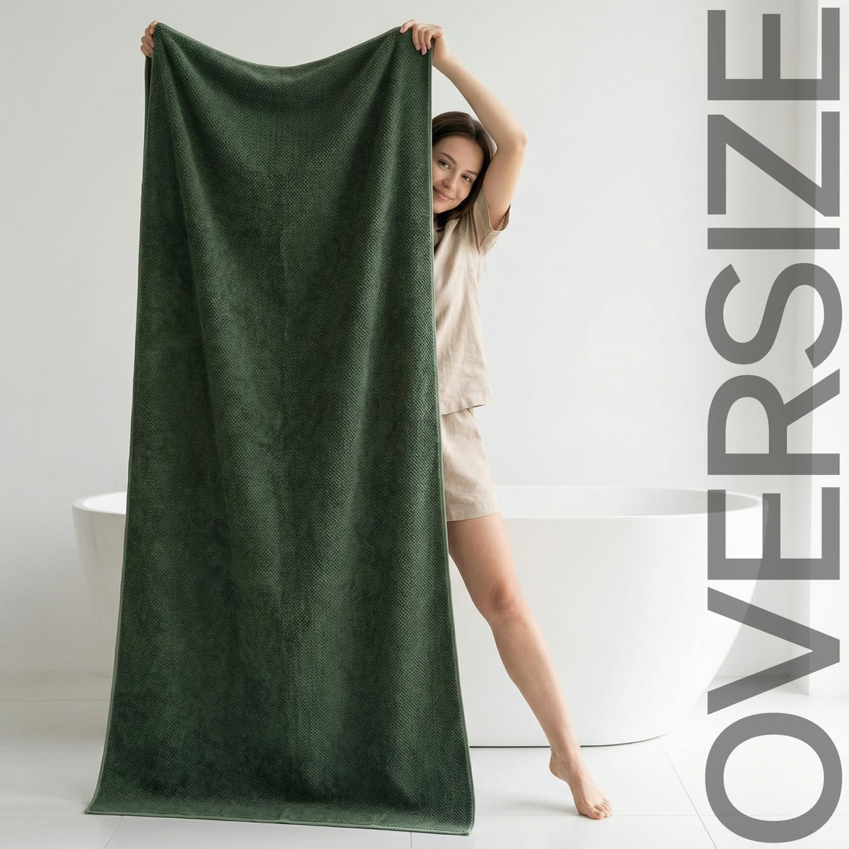 REDKISS quick-dry towel absorbs moisture fast for everyday use.