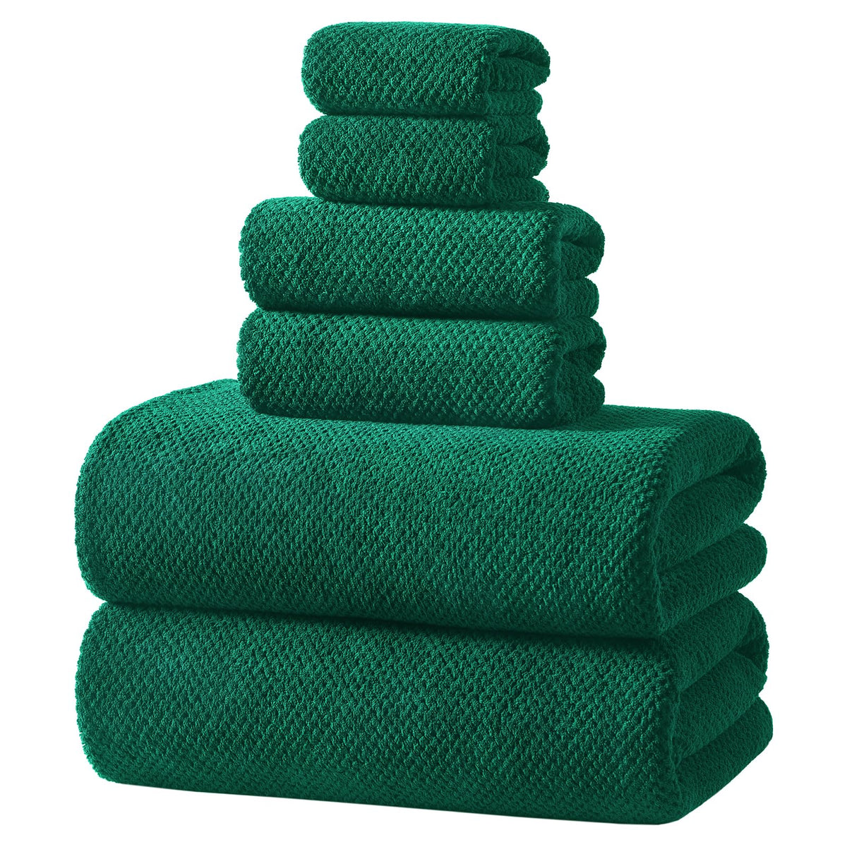 REDKISS Soft 6-piece towel set packaging shows complete kit for home use