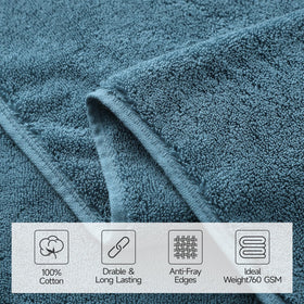 REDKISS towel 760g weight demonstrates absorbent, quick-drying performance