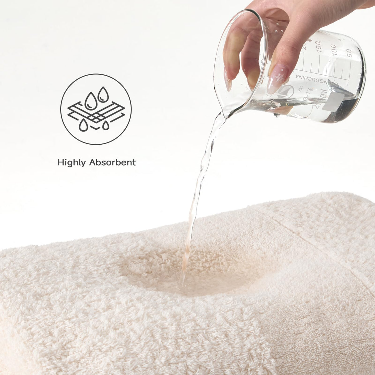 RedKiss Towels double-stitched hems closeup conveys lasting quality