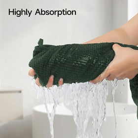 REDKISS travel-friendly towel folds compactly for on-the-go needs.