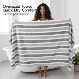 Two RedKiss washcloths 14-14 inches ideal for skincare routines.